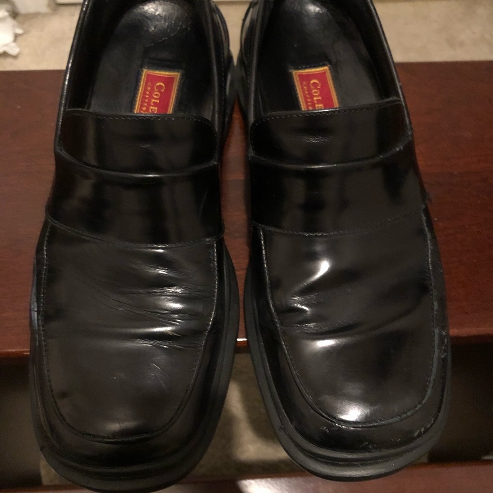 COLE HAAN Patent Black Loafers 61/2.